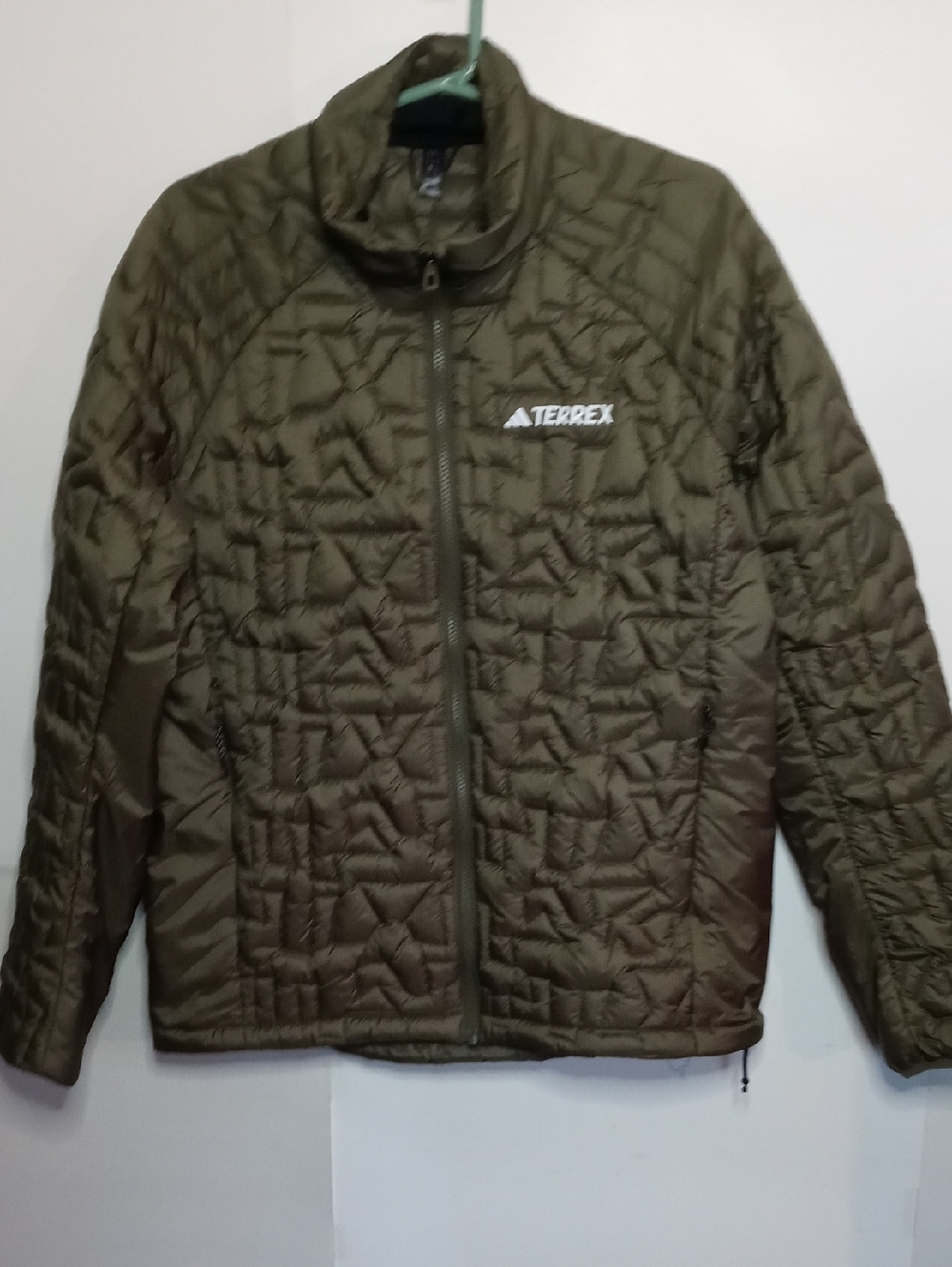 Adidas Terrex Xperior Primaloft Loose Fill Insulated Green Jacket